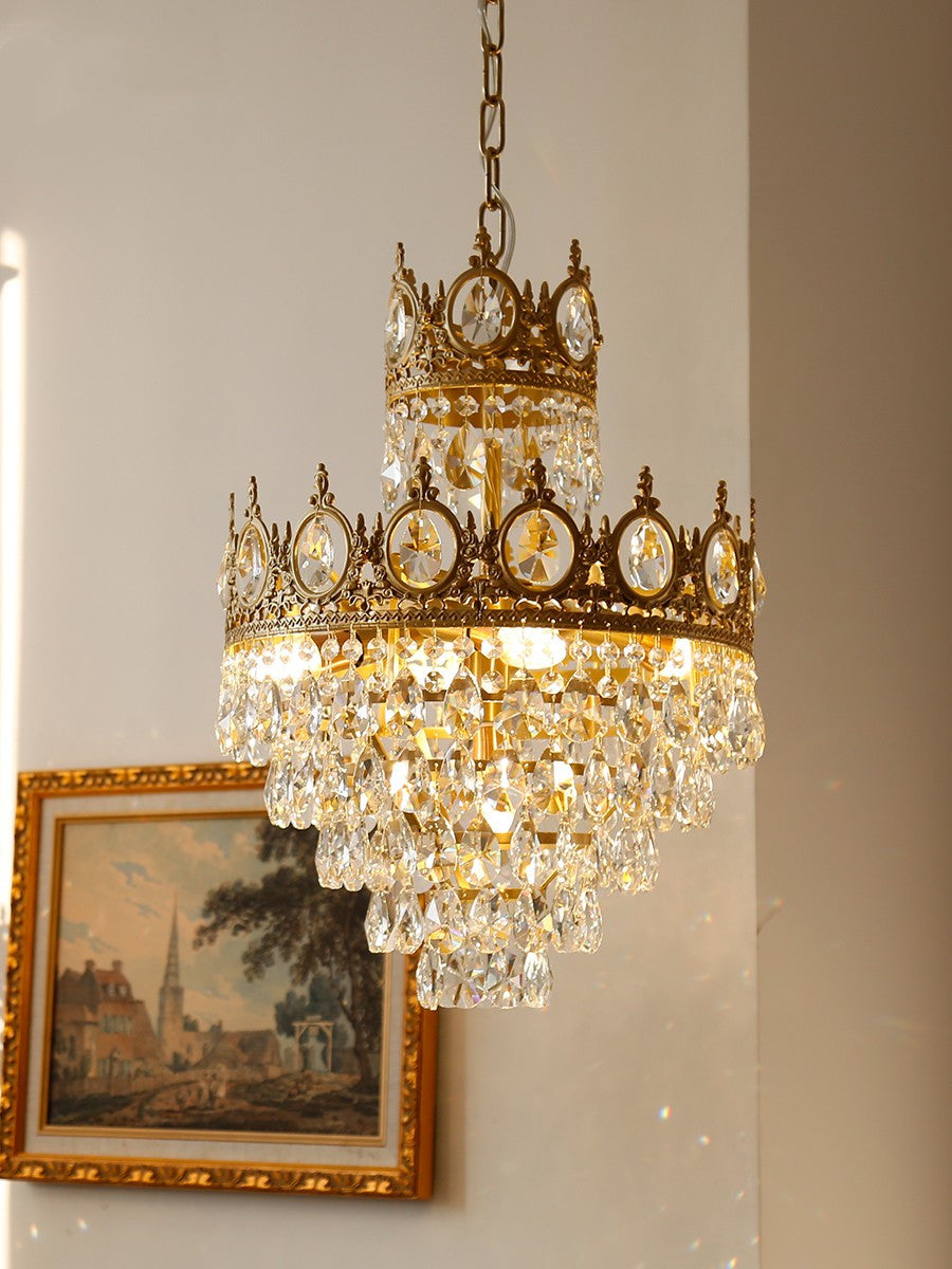 Vintage Crystal Chandelier