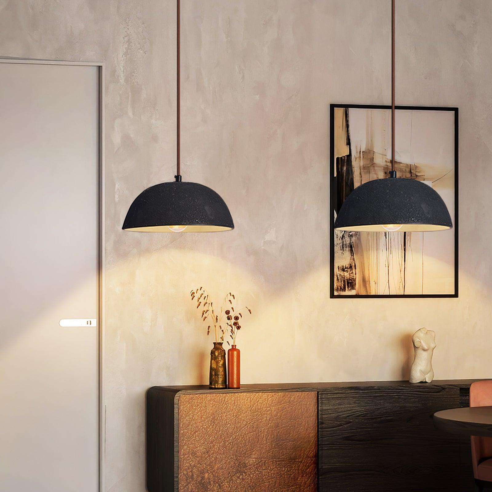 Black Arch Ceramic Pendant Lamp