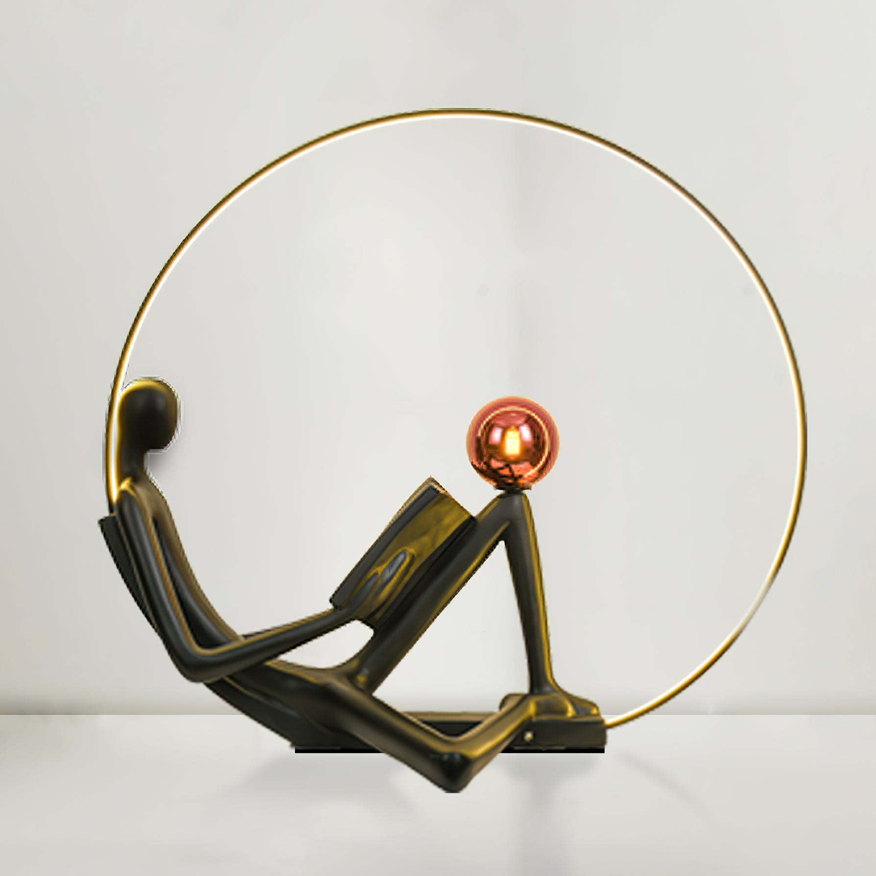 Reader Sculpture Floor Lamp