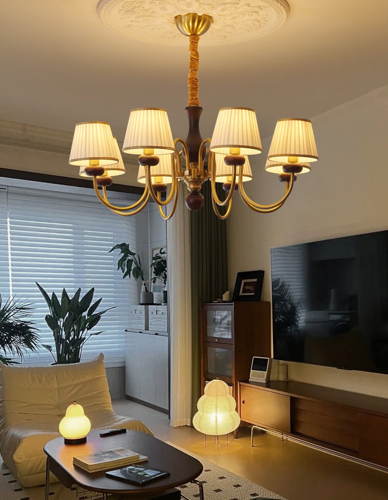 Walden Pleat Chandelier