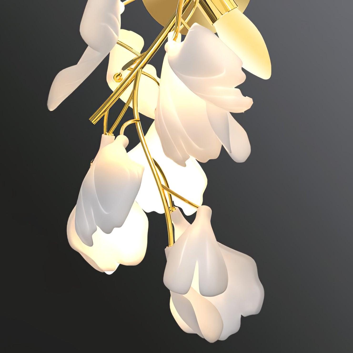 Gingko Flowers Plug-in Wall Lamp