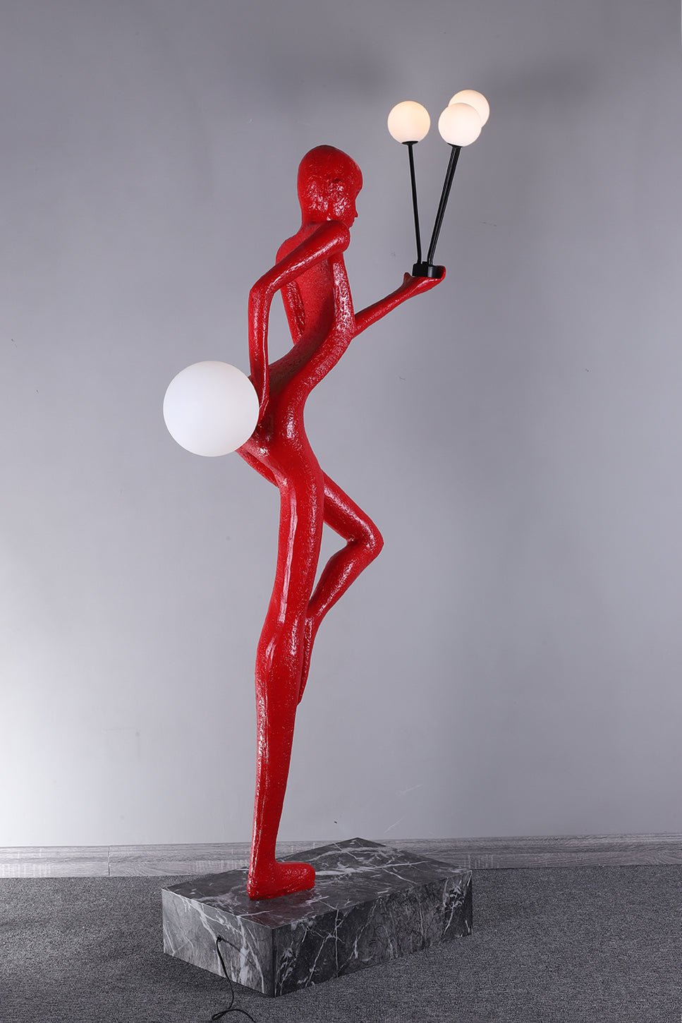 Juggling Sculptor Floor Lamp