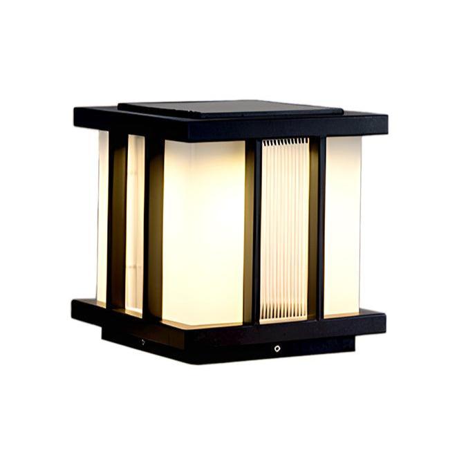 Modern Cube Solar Outdoor Light