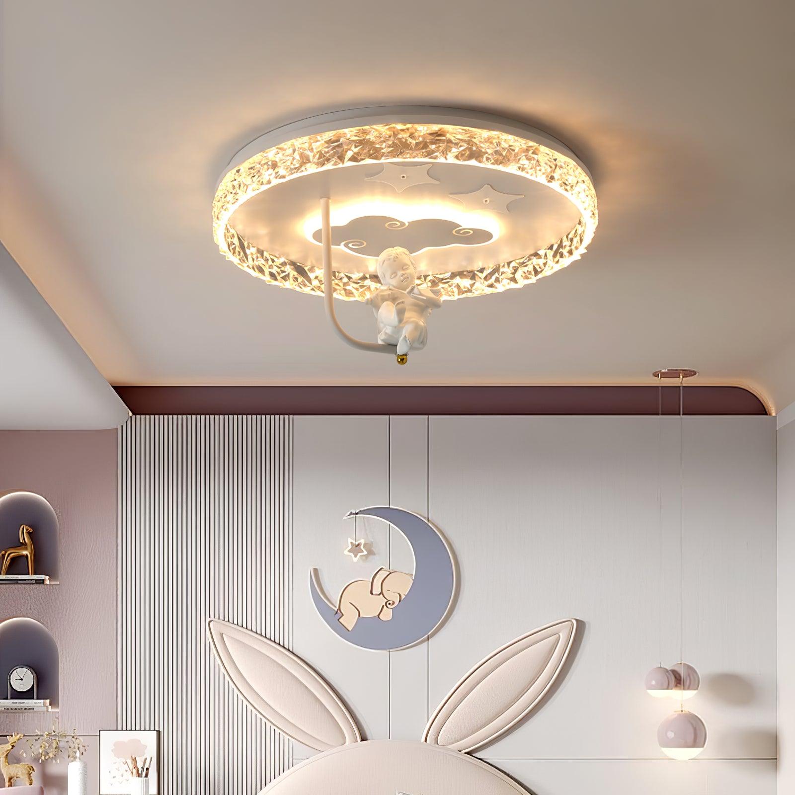 Round Carousel Children's Ceiling Lamp