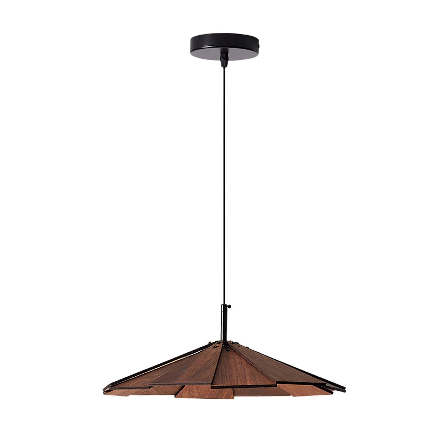 Umbrella Wooden Pendant Light