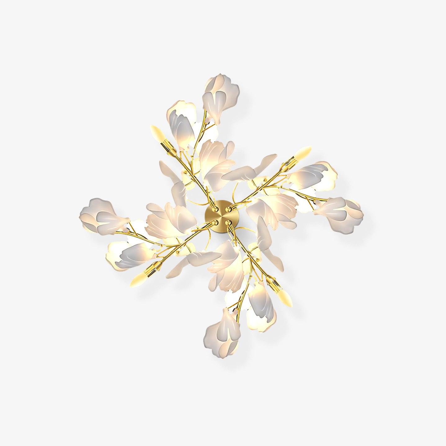 Gingko Flowers Plug-in Wall Lamp