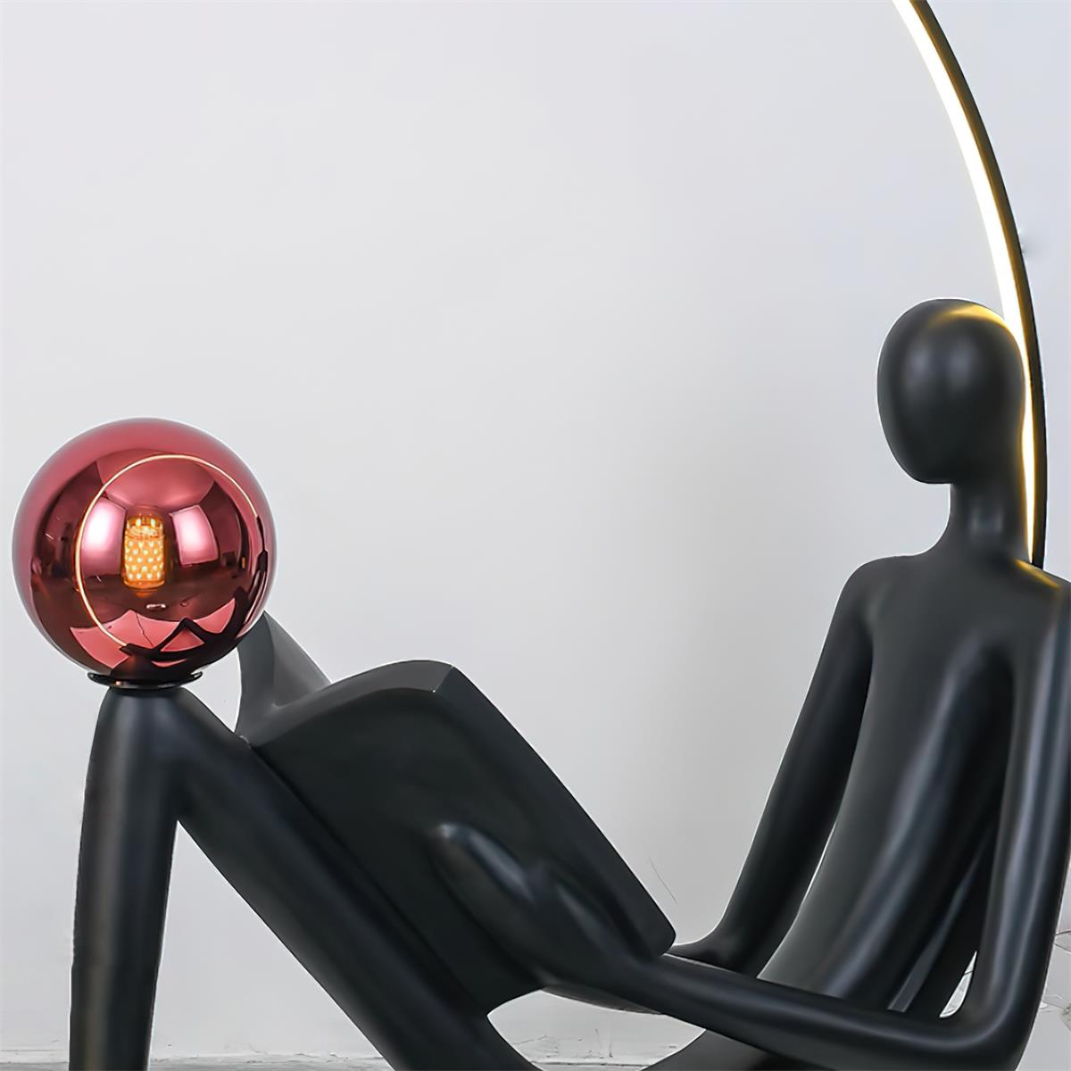 Reader Sculpture Floor Lamp