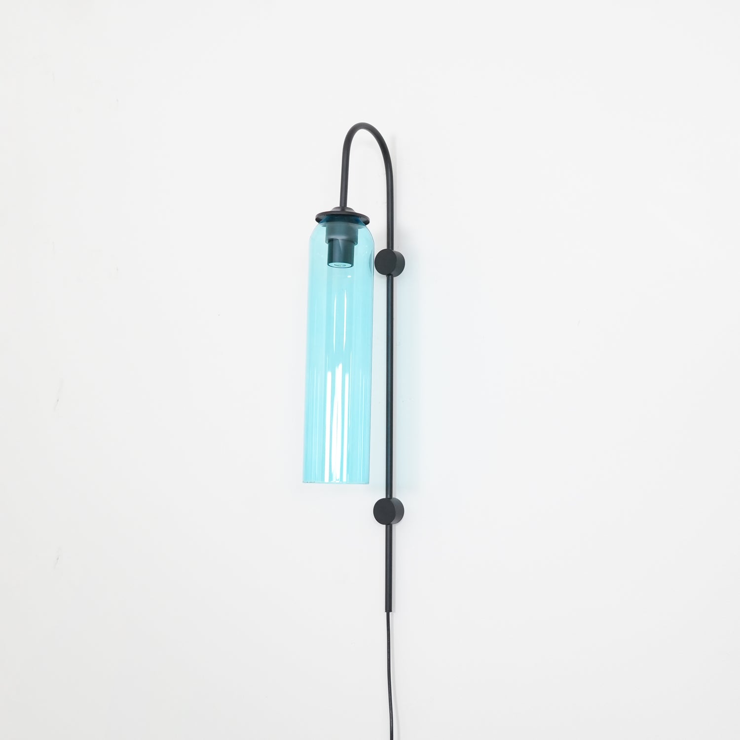 Modern Glass Plug-In Wall Lamp