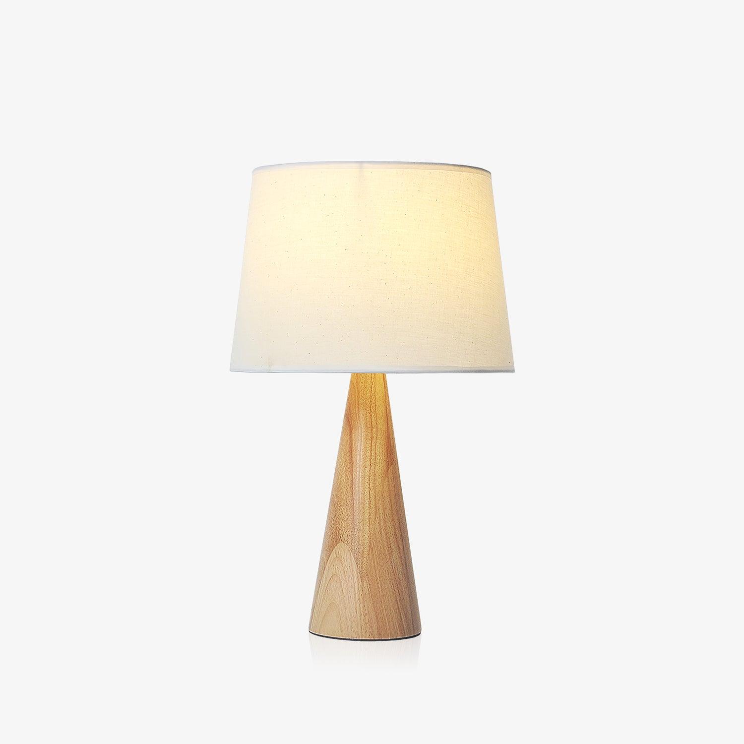 Wooden Vase Table Lamp