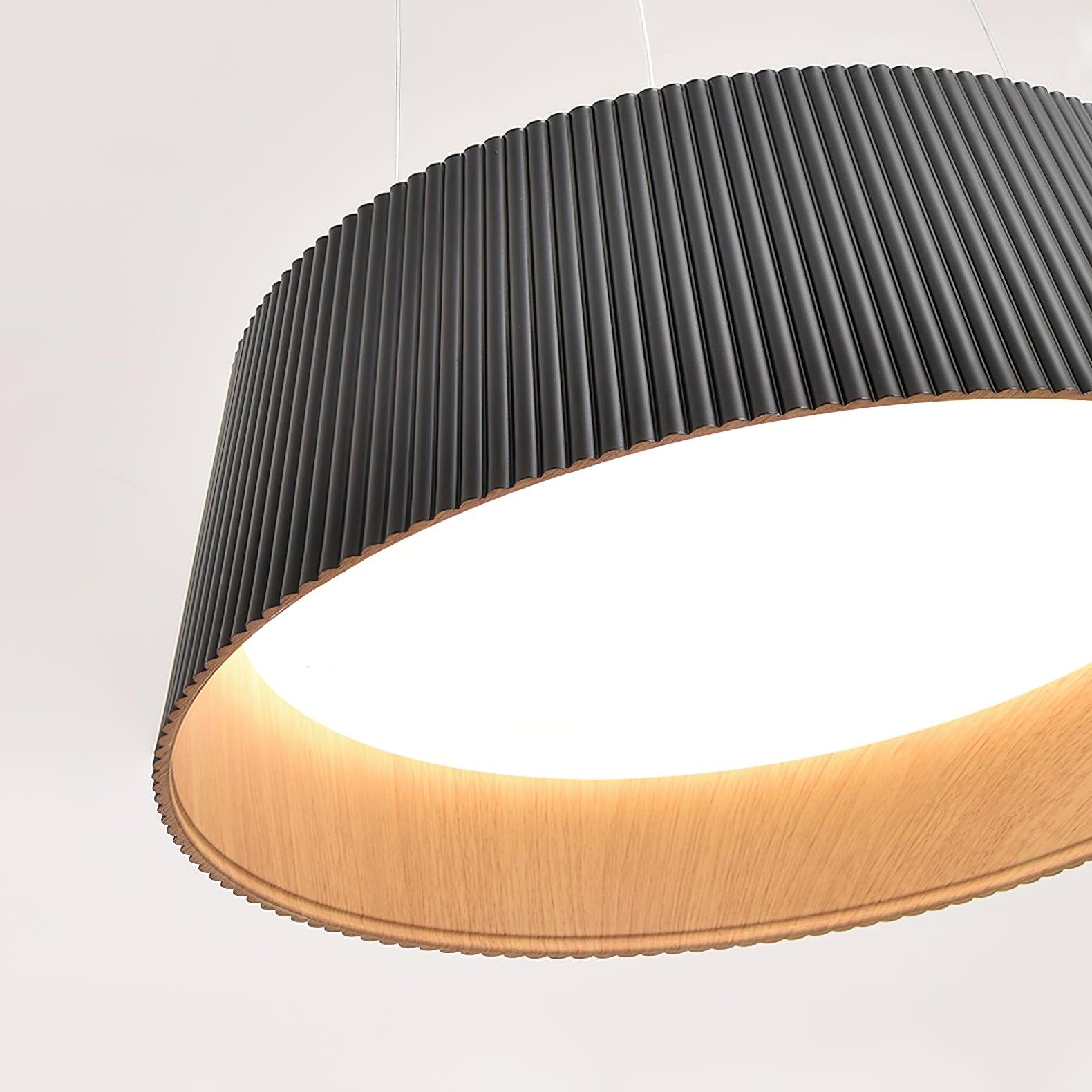 Modern Ribbed Pendant Light