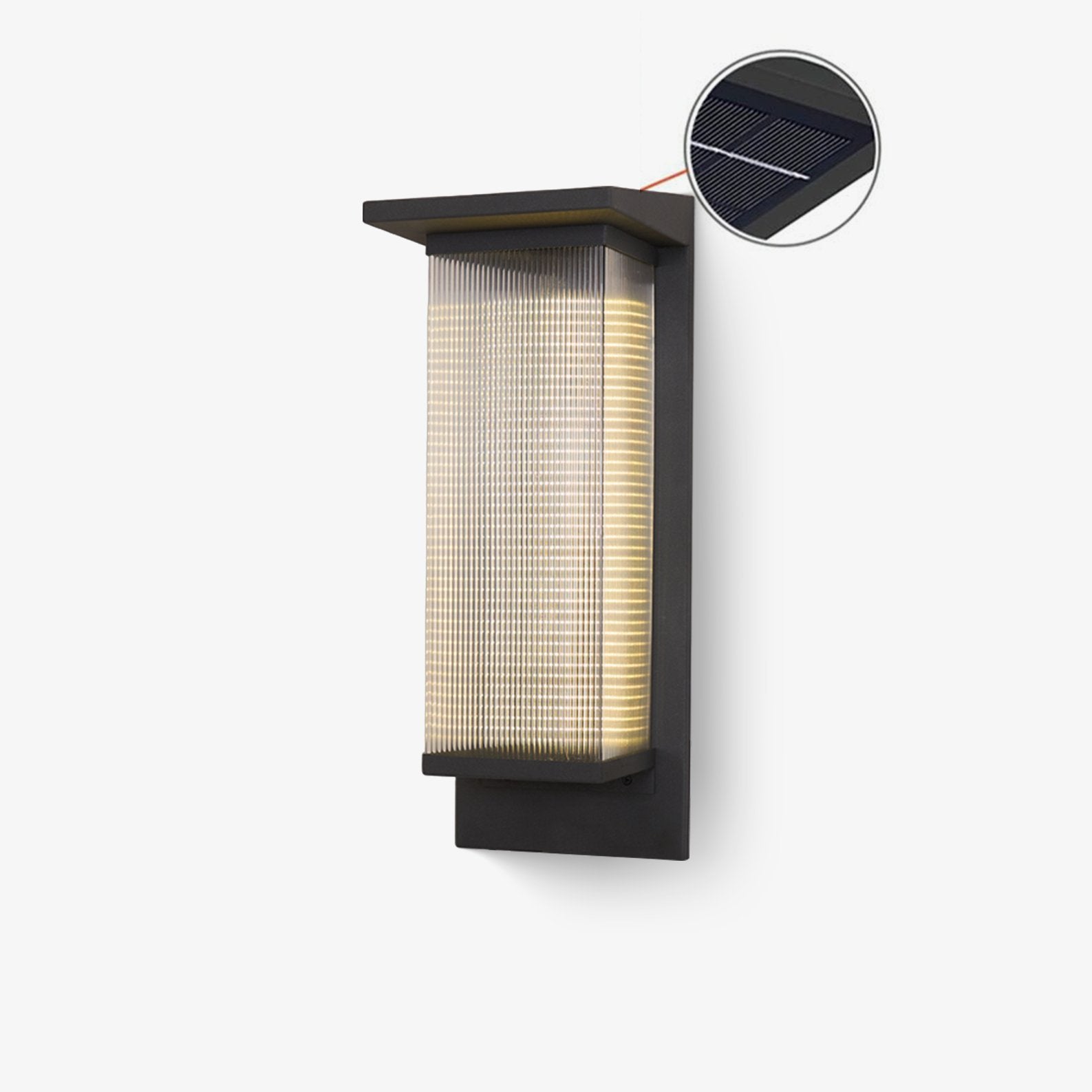 Oleron Box Outdoor Solar Wall Lamp