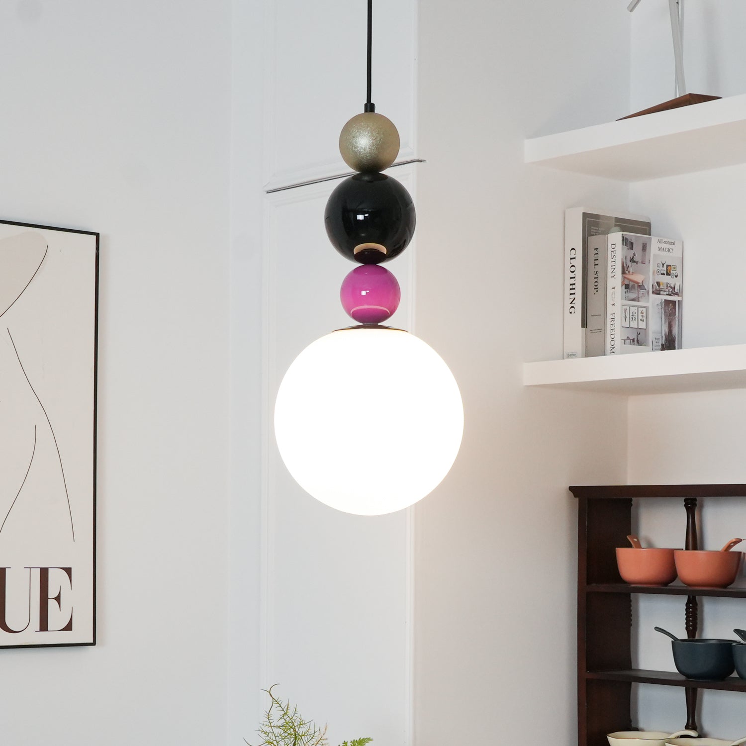 Round Balls Stacking Pendant Lamp