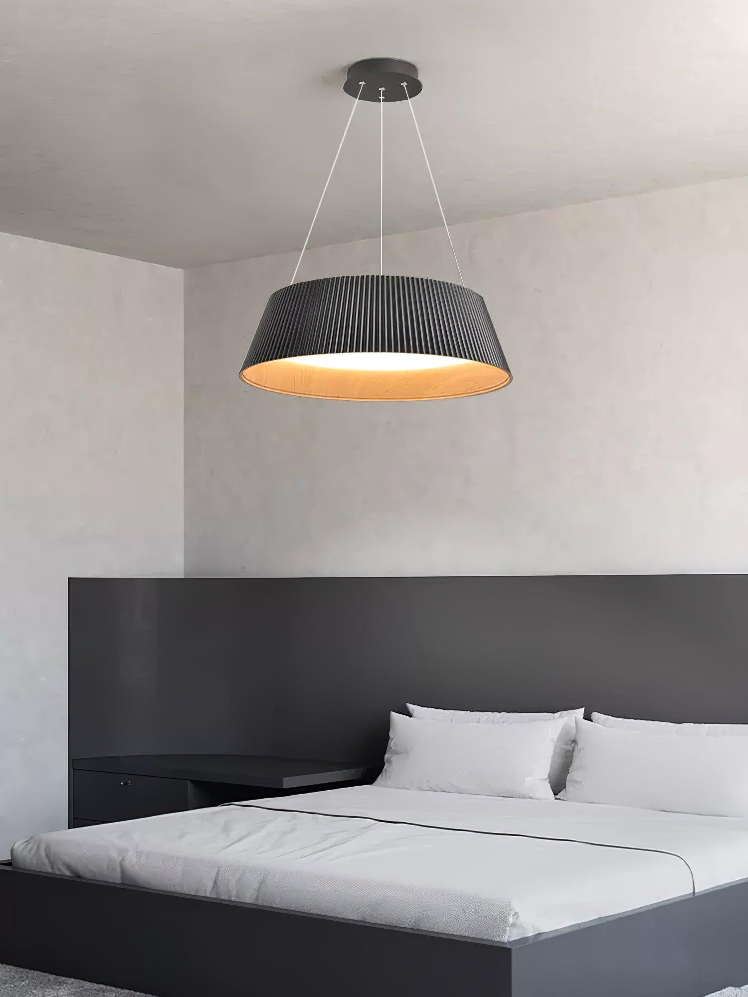 Modern Ribbed Pendant Light