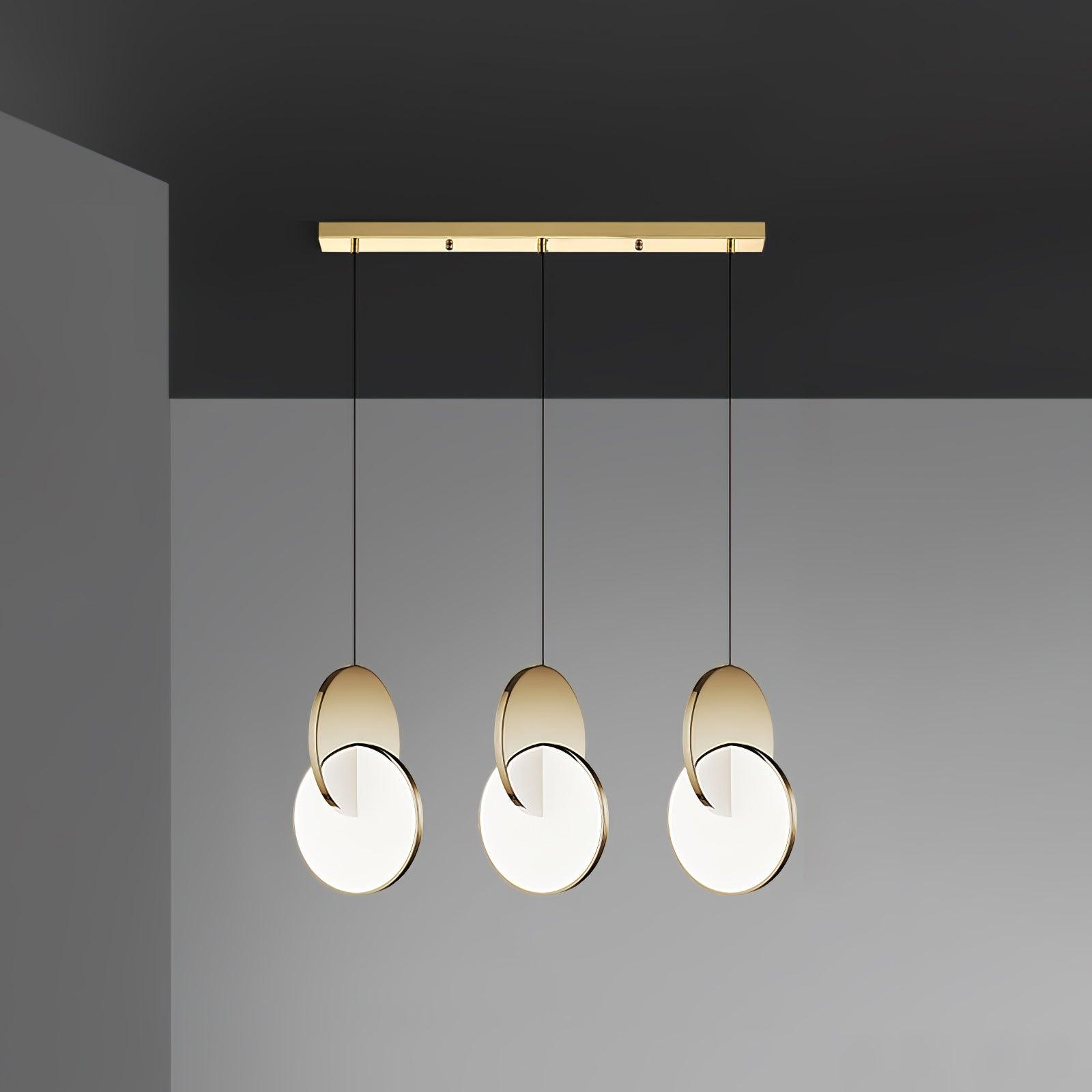 Double Disk Pendant Lamp