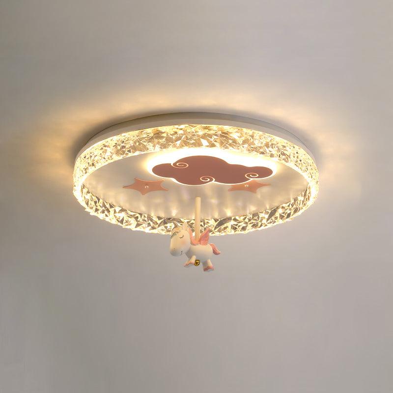 Round Carousel Children's Ceiling Lamp