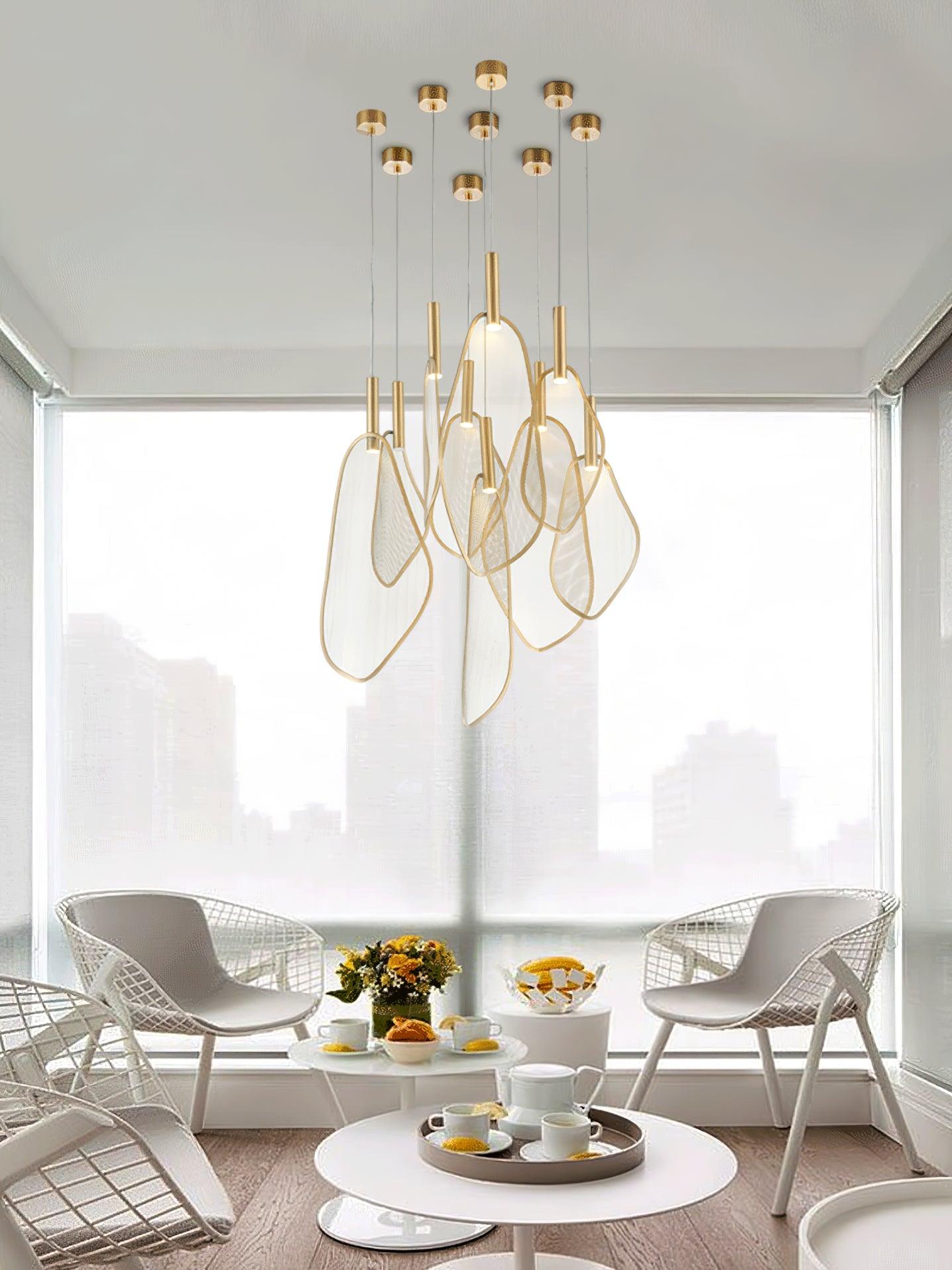 Fan Shape Pendant Light