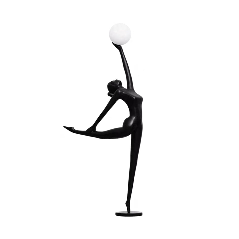 Rhythmic Gymnast Sculpture Floor Lamp