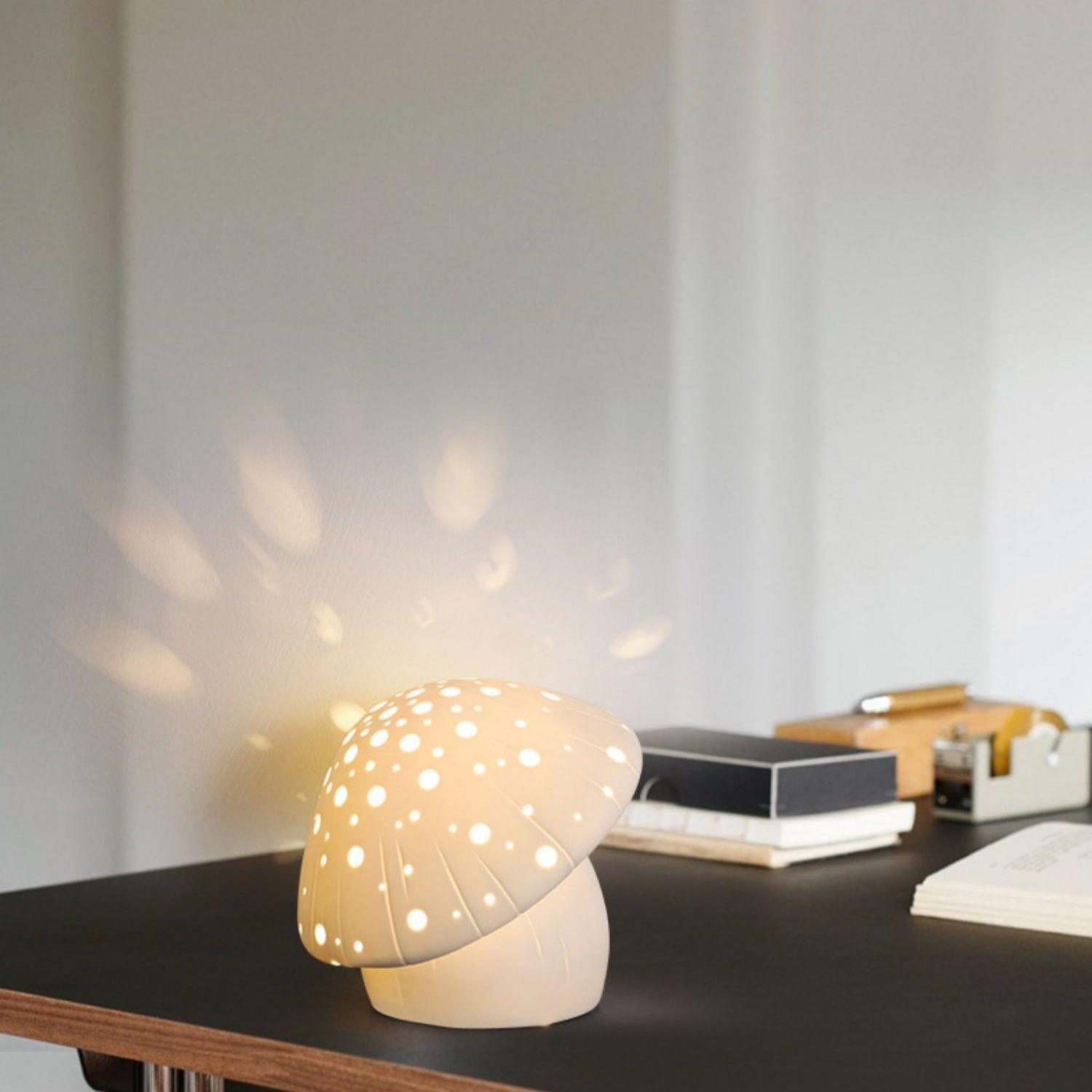 Fungo White Table Lamp