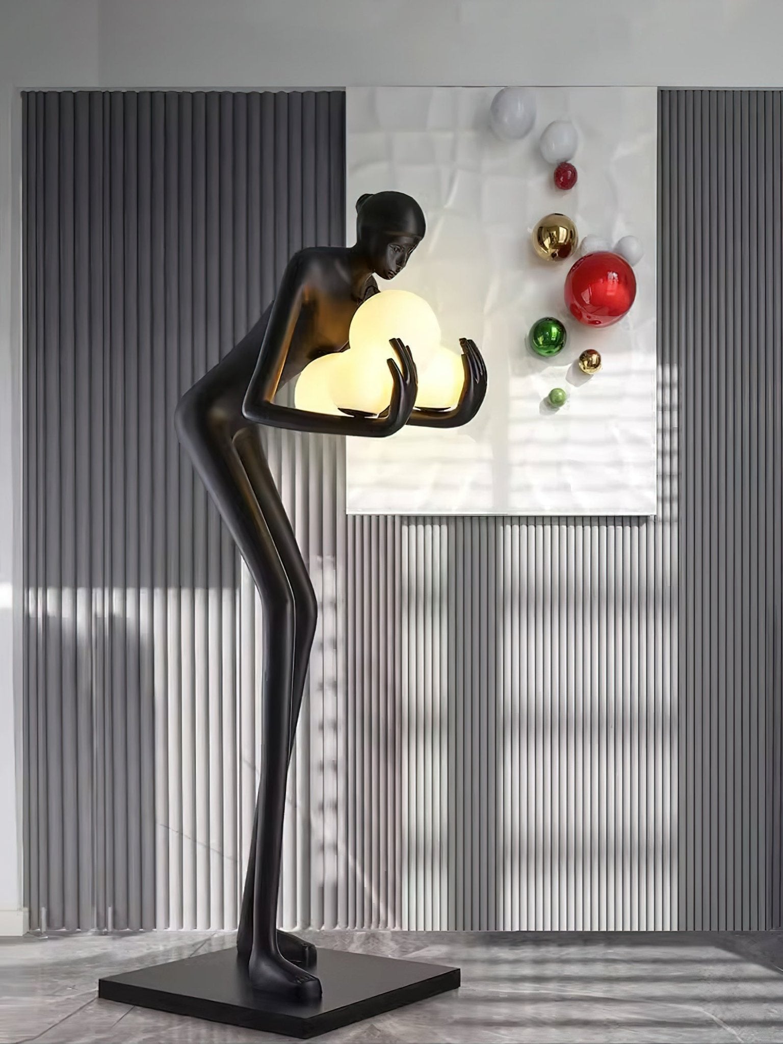 Embrace of Light Sculpture Floor Lamp