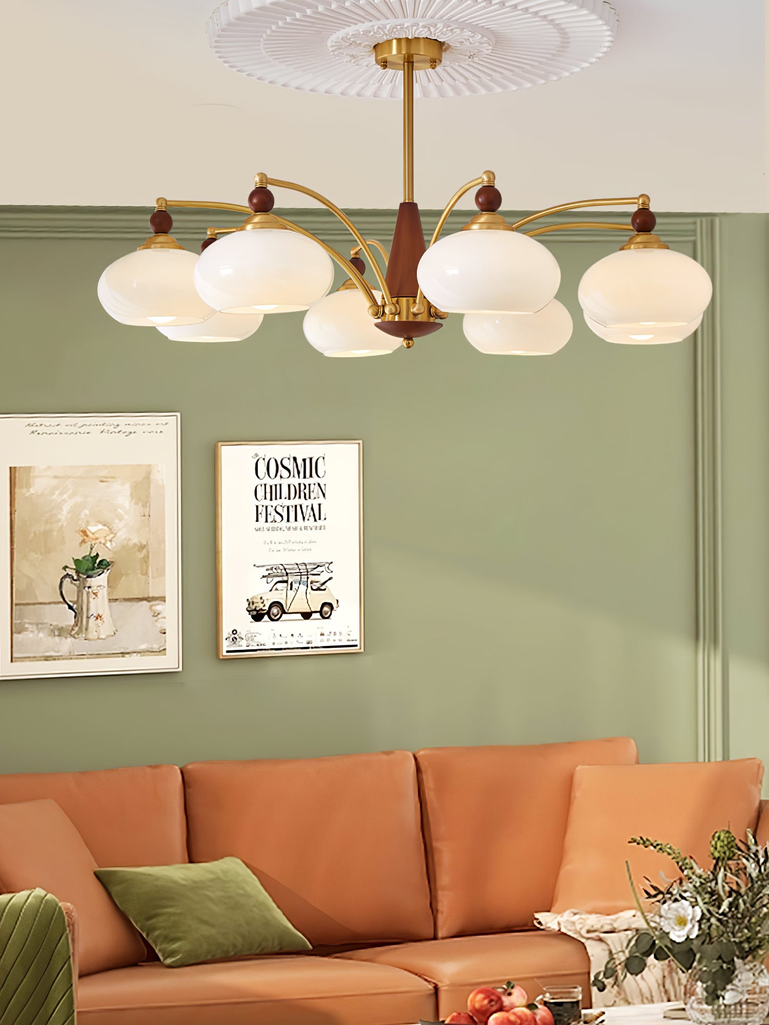 Retro Calliope Chandelier