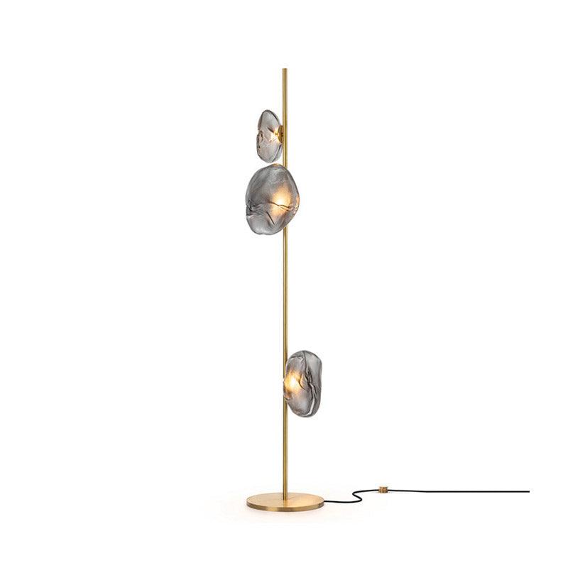 Glass Mesh Petals Floor Lamp