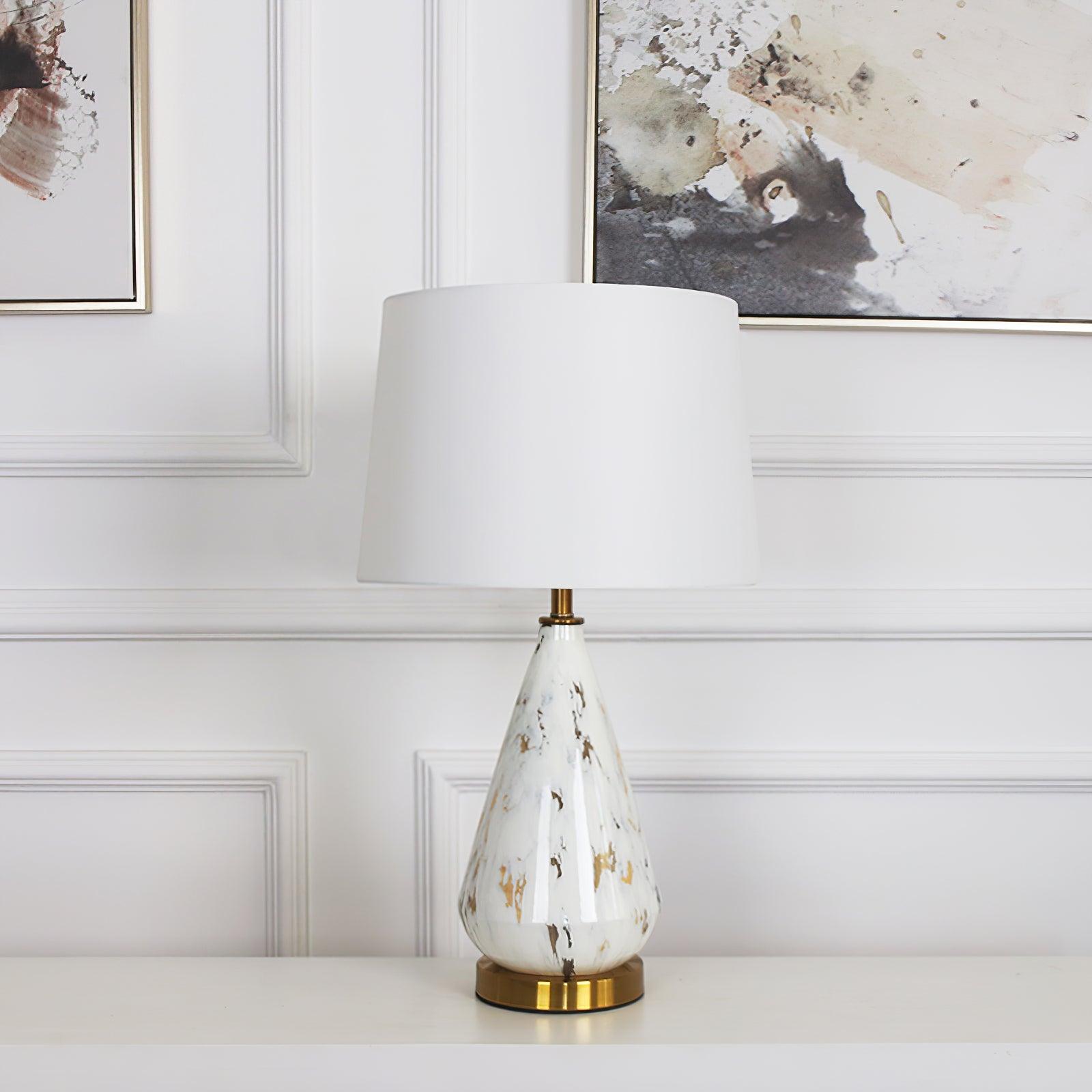 Marble Diamond Table Lamp