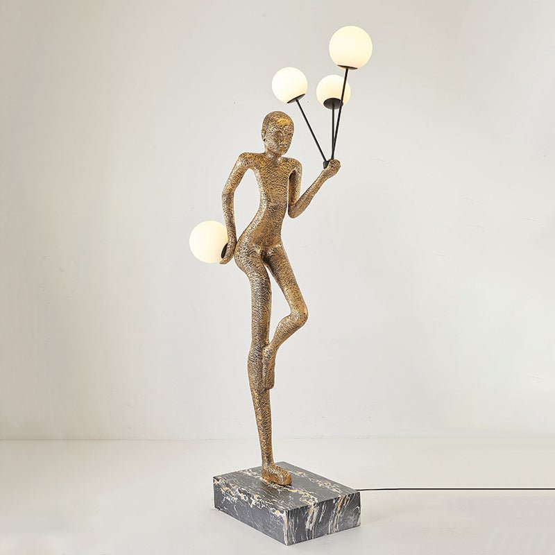 Juggling Sculptor Floor Lamp