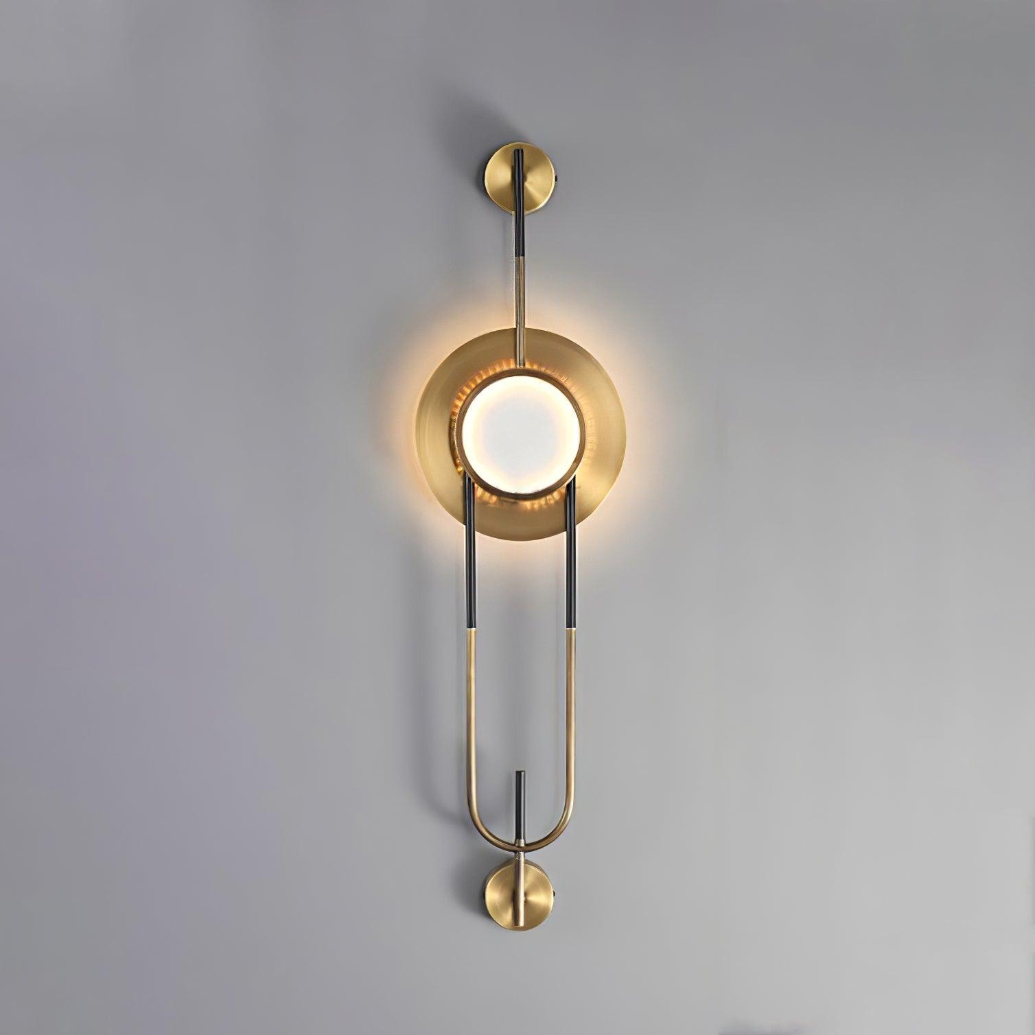 Circular Marble Wall Light