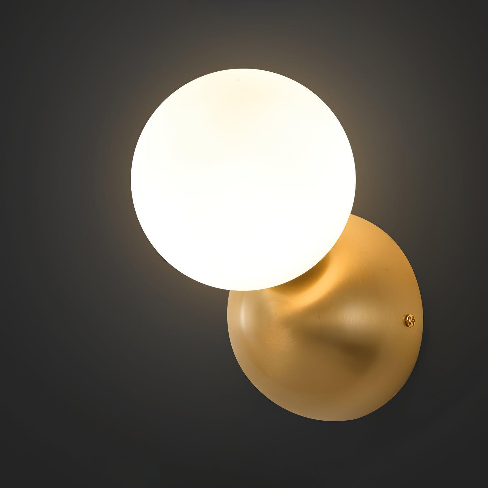 Single Globe Wall Light