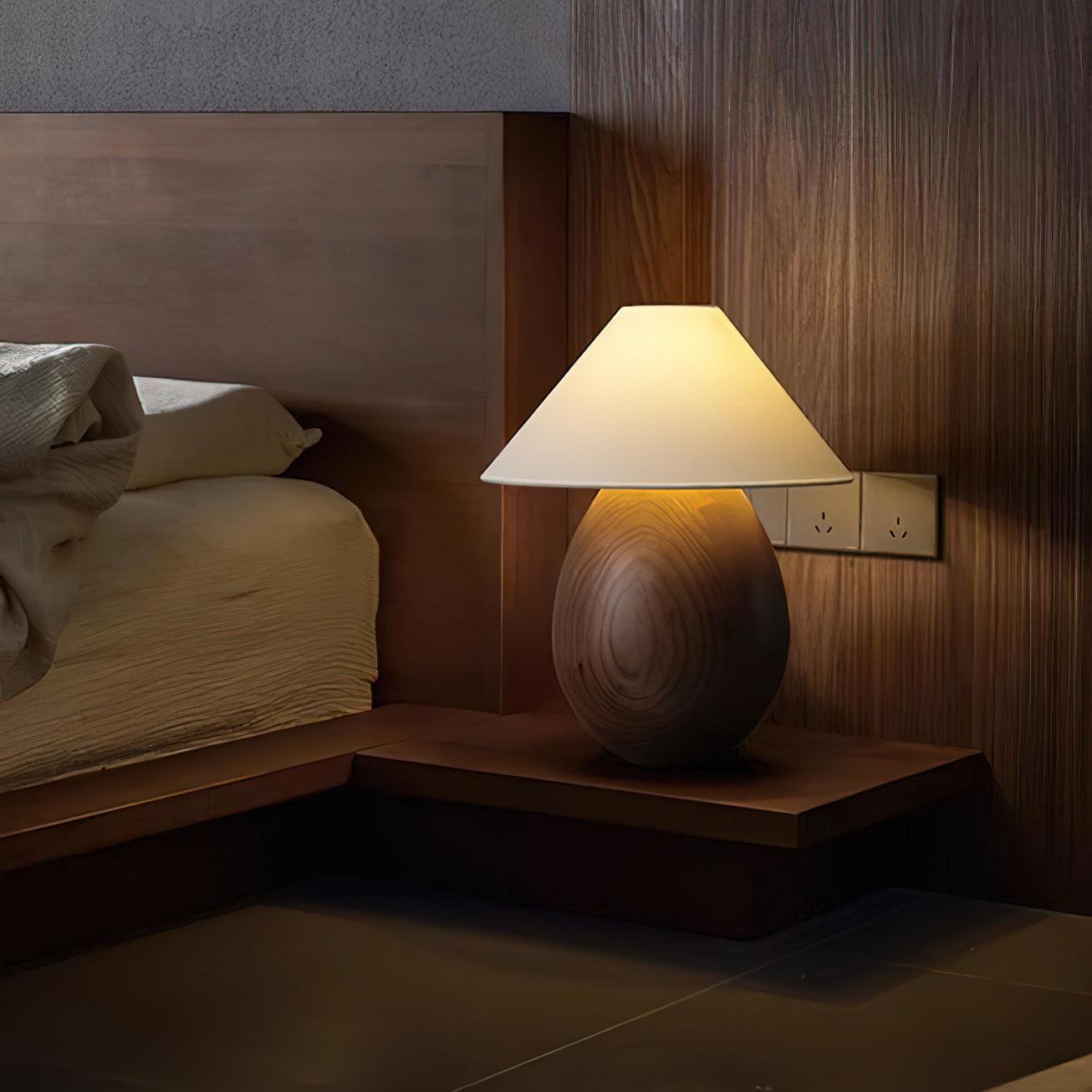 Mountain Wood Table Lamp