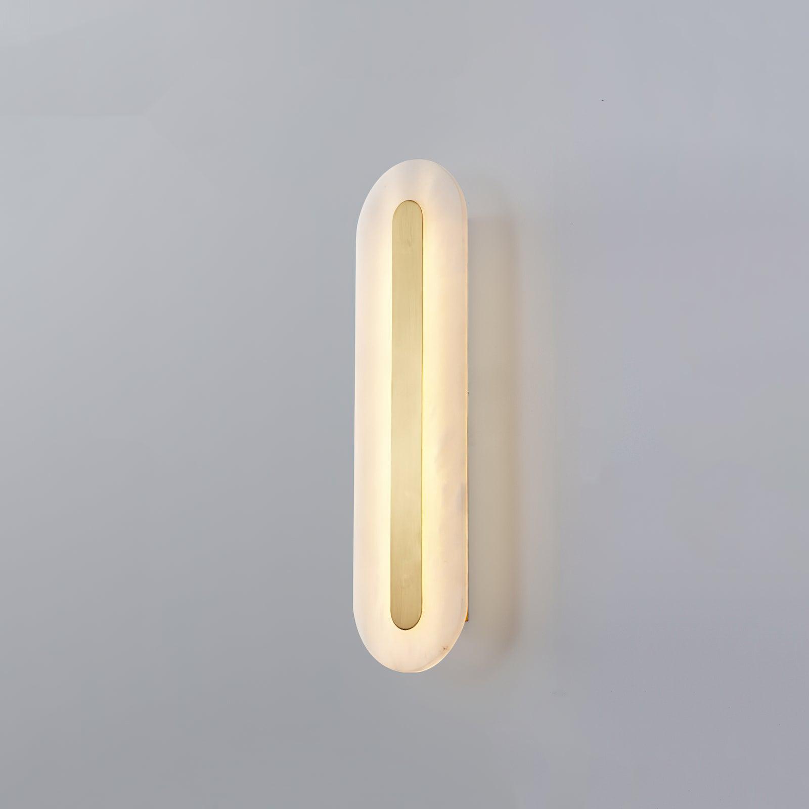 Alabaster Rounded Wall Light