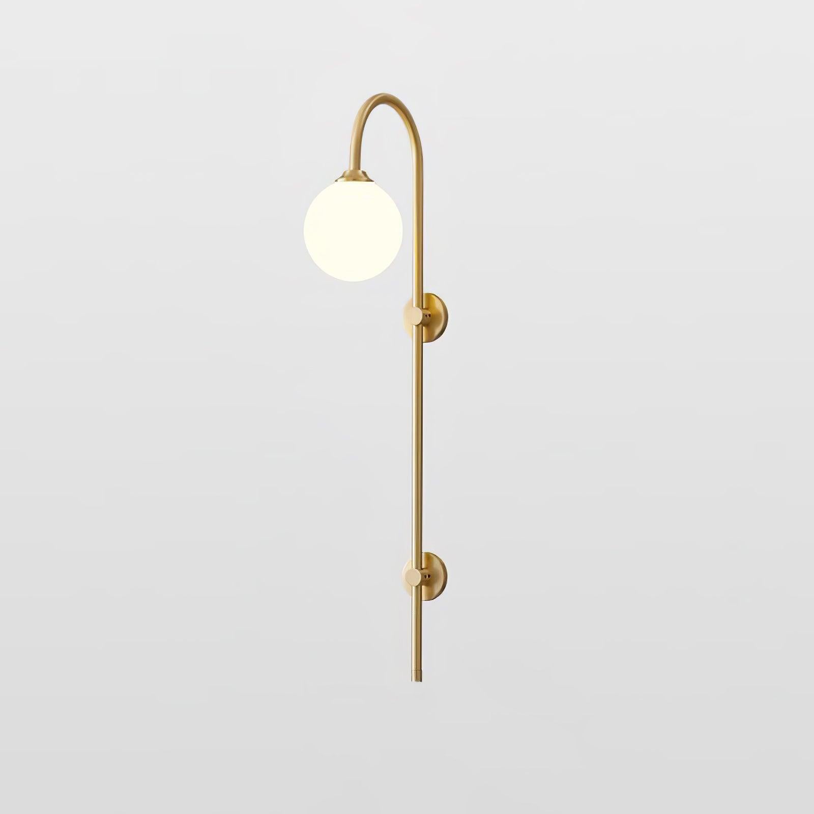 Globe Brass Wall Sconce