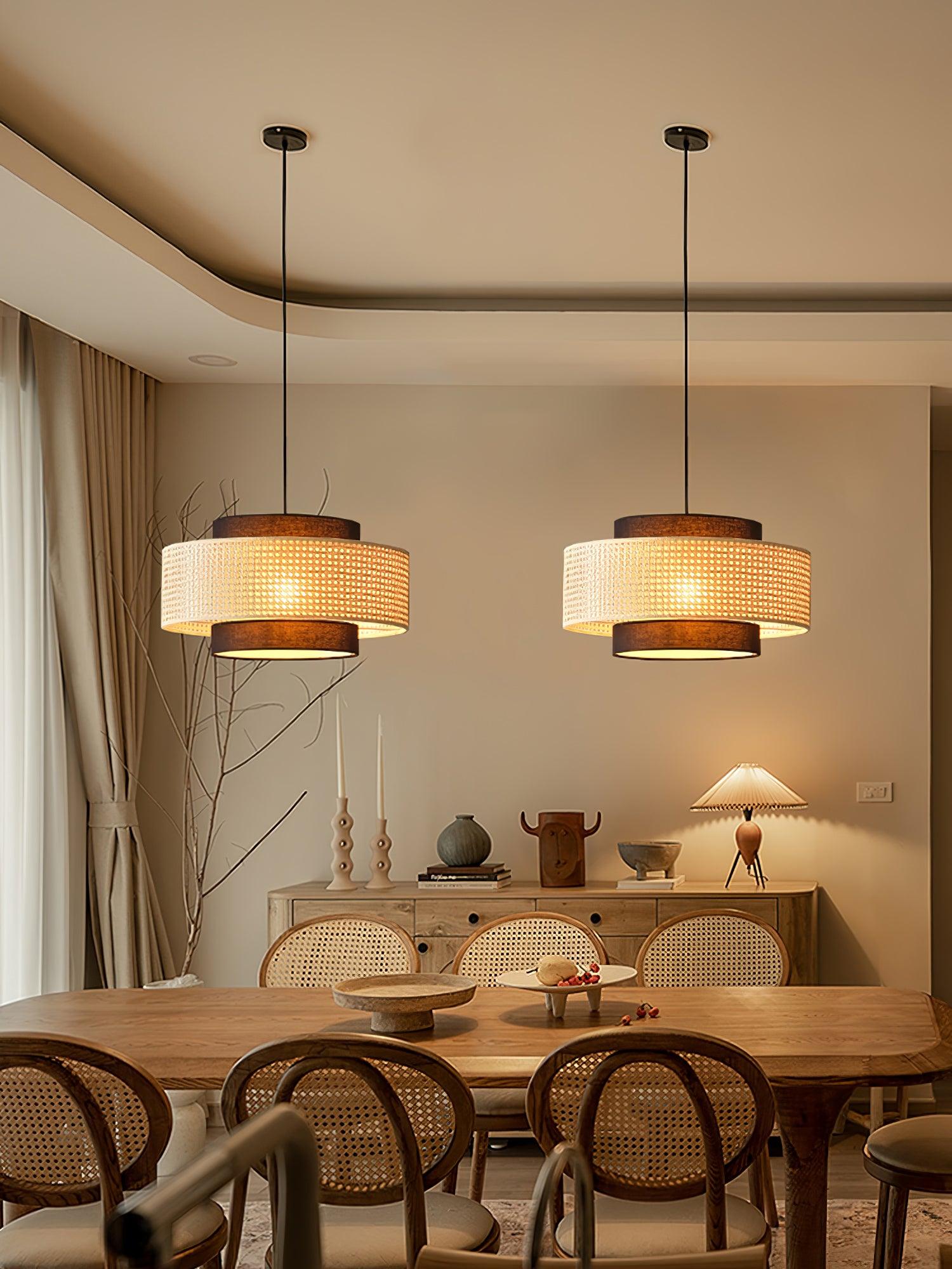 Drum Shade Pendant Light