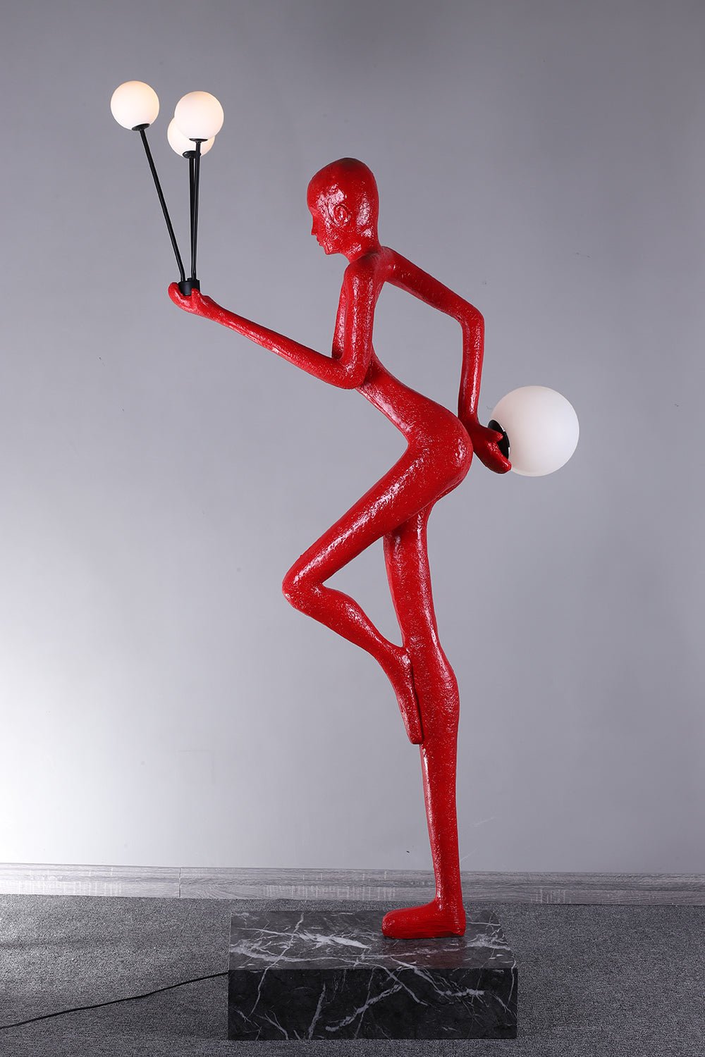 Juggling Sculptor Floor Lamp