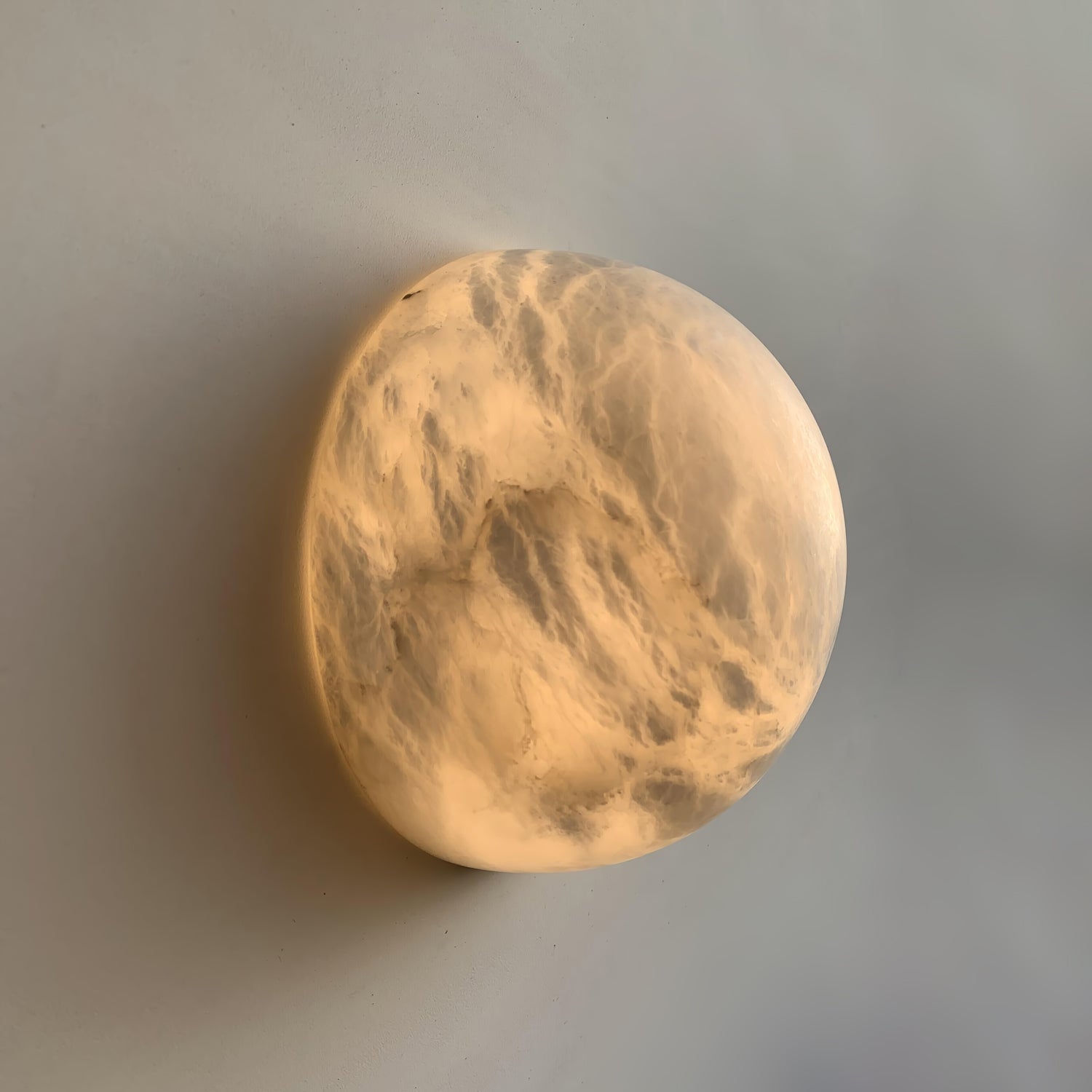 Snowflake Alabaster Wall Sconce