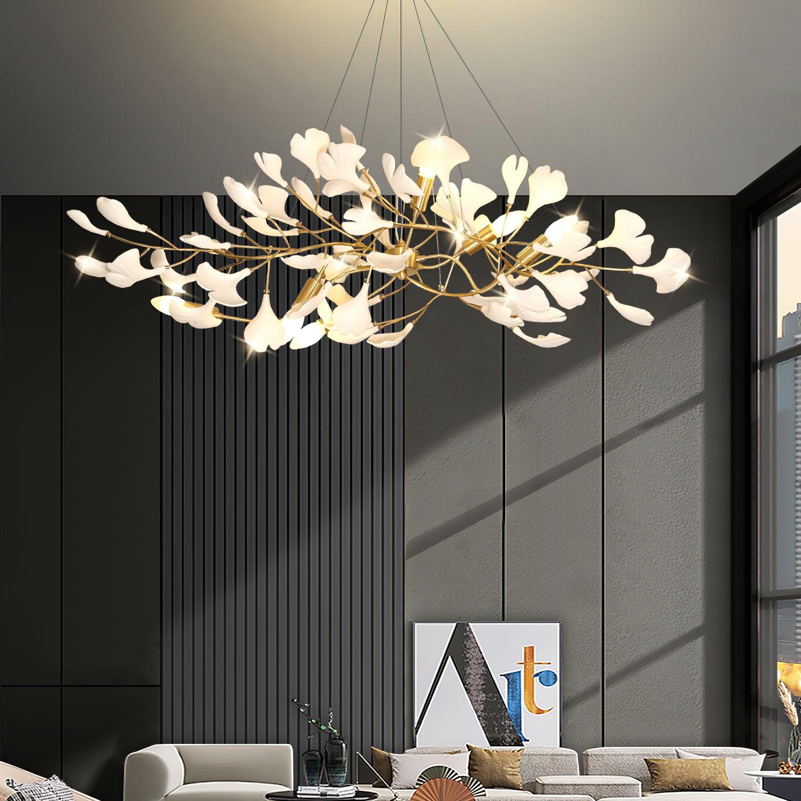 Gingko Chandelier I