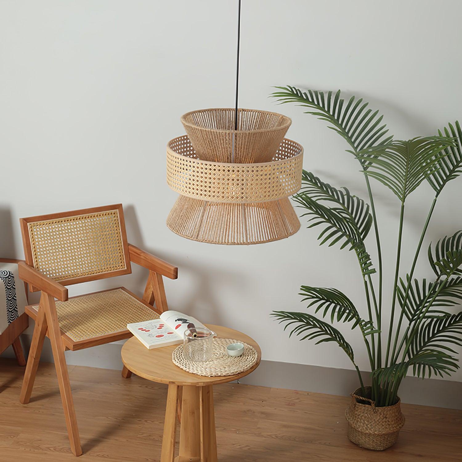 Rattan Bamboo Pendant Lamp