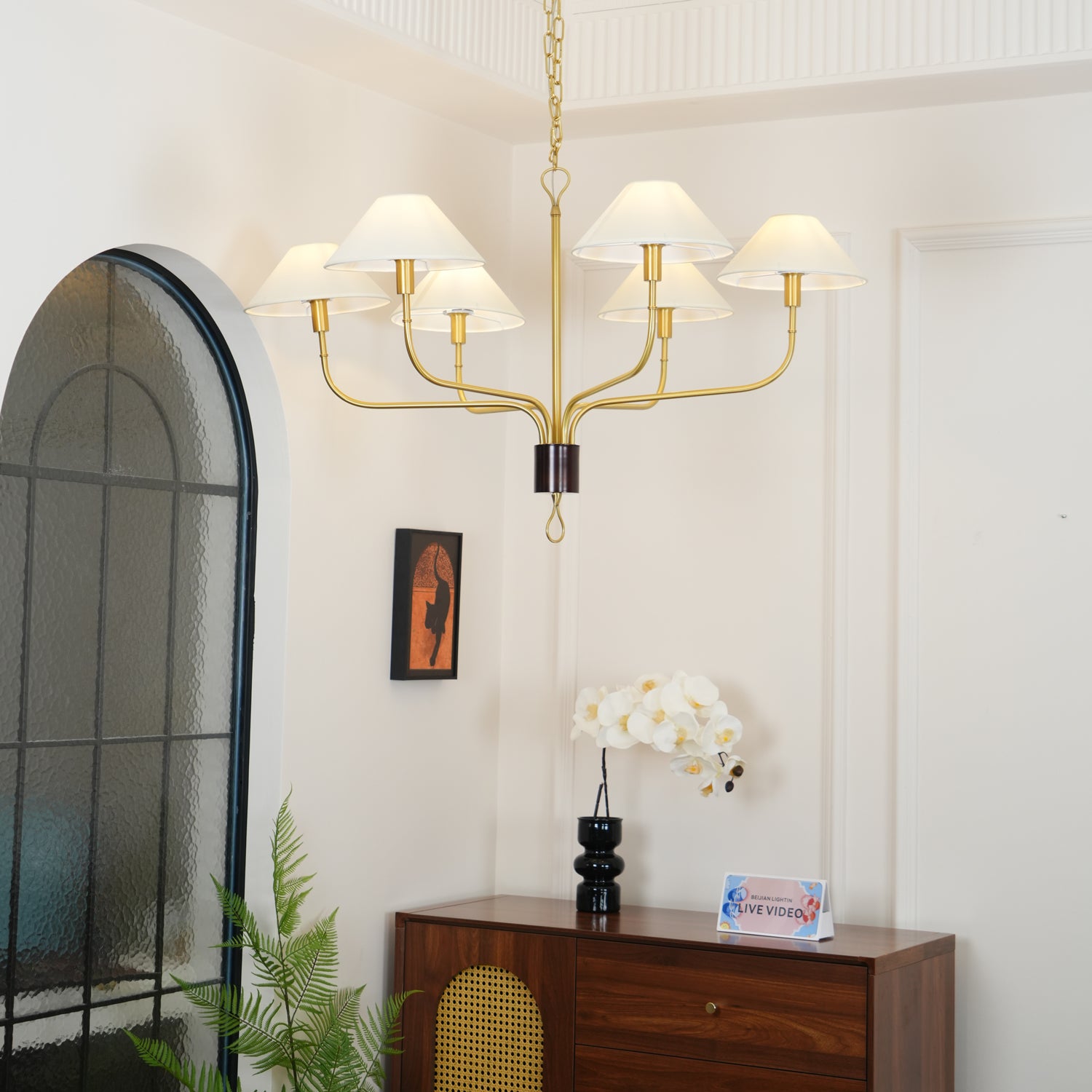 Griffin Staggered Tail Chandelier