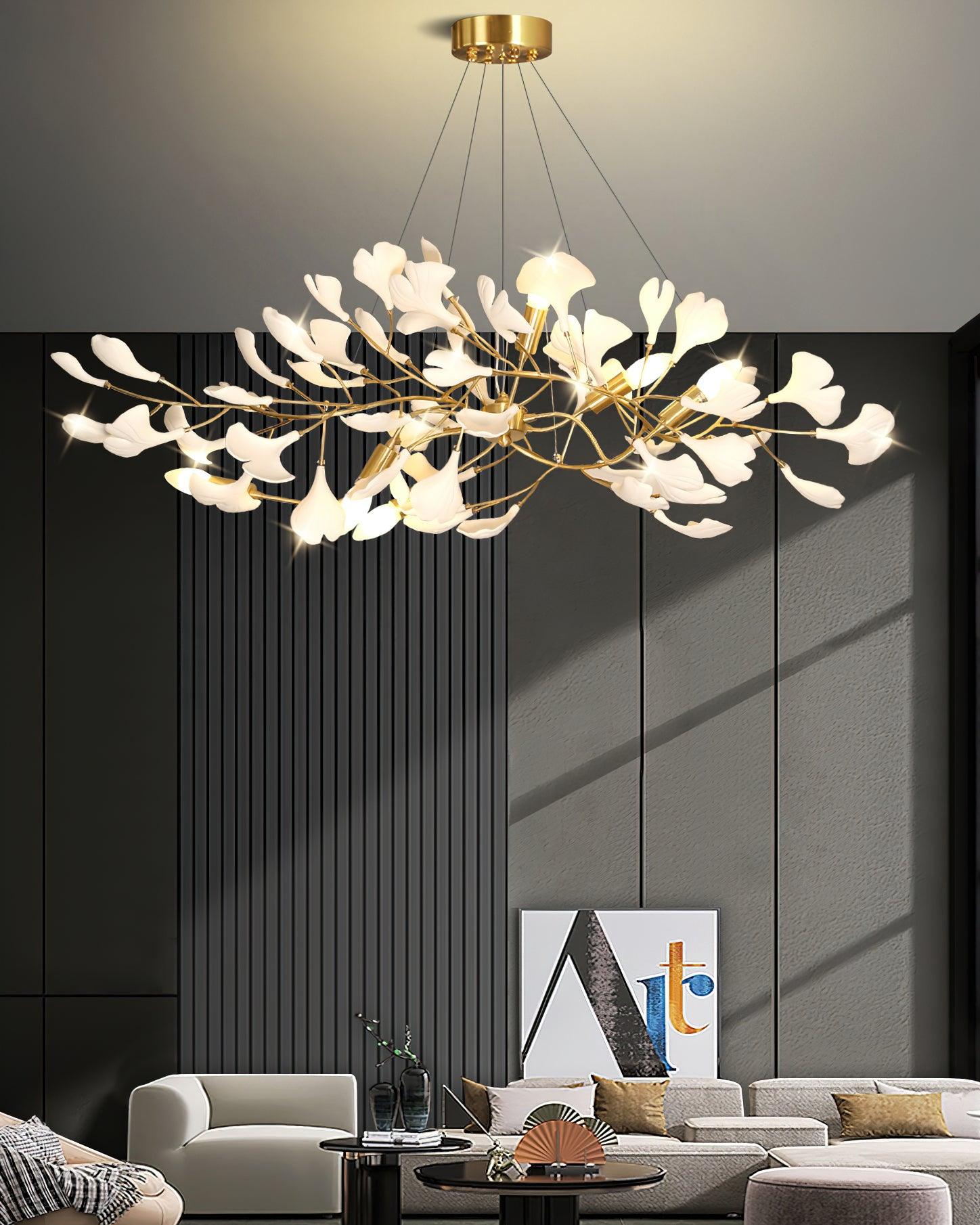 Gingko Chandelier I