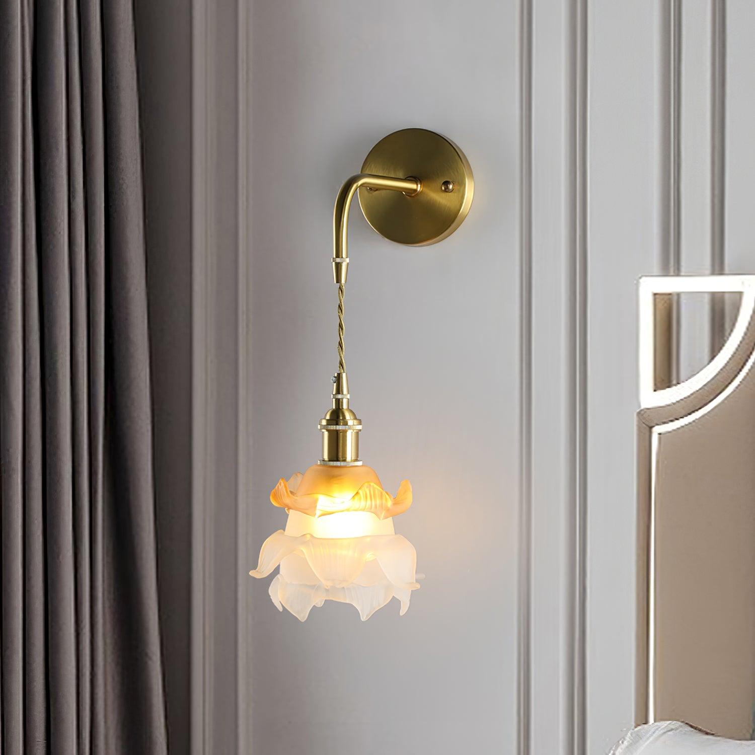 Laura Brass Wall Lamp