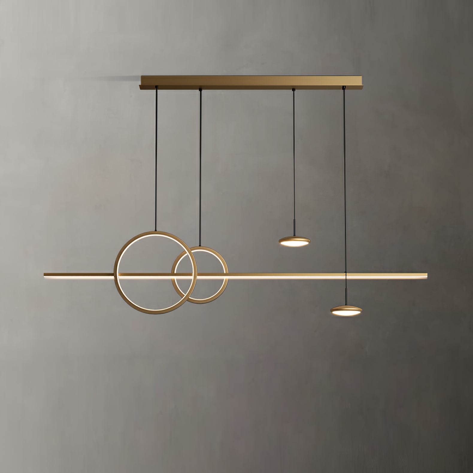 Modern Geometric Shape Chandelier