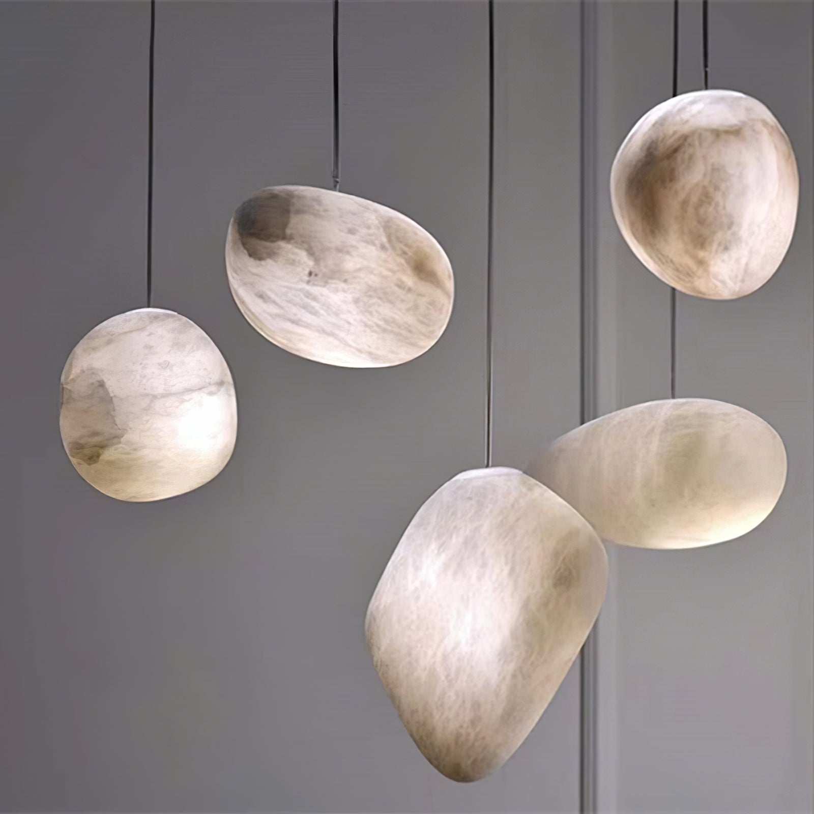 Pebbles Alabaster Pendant Lamp