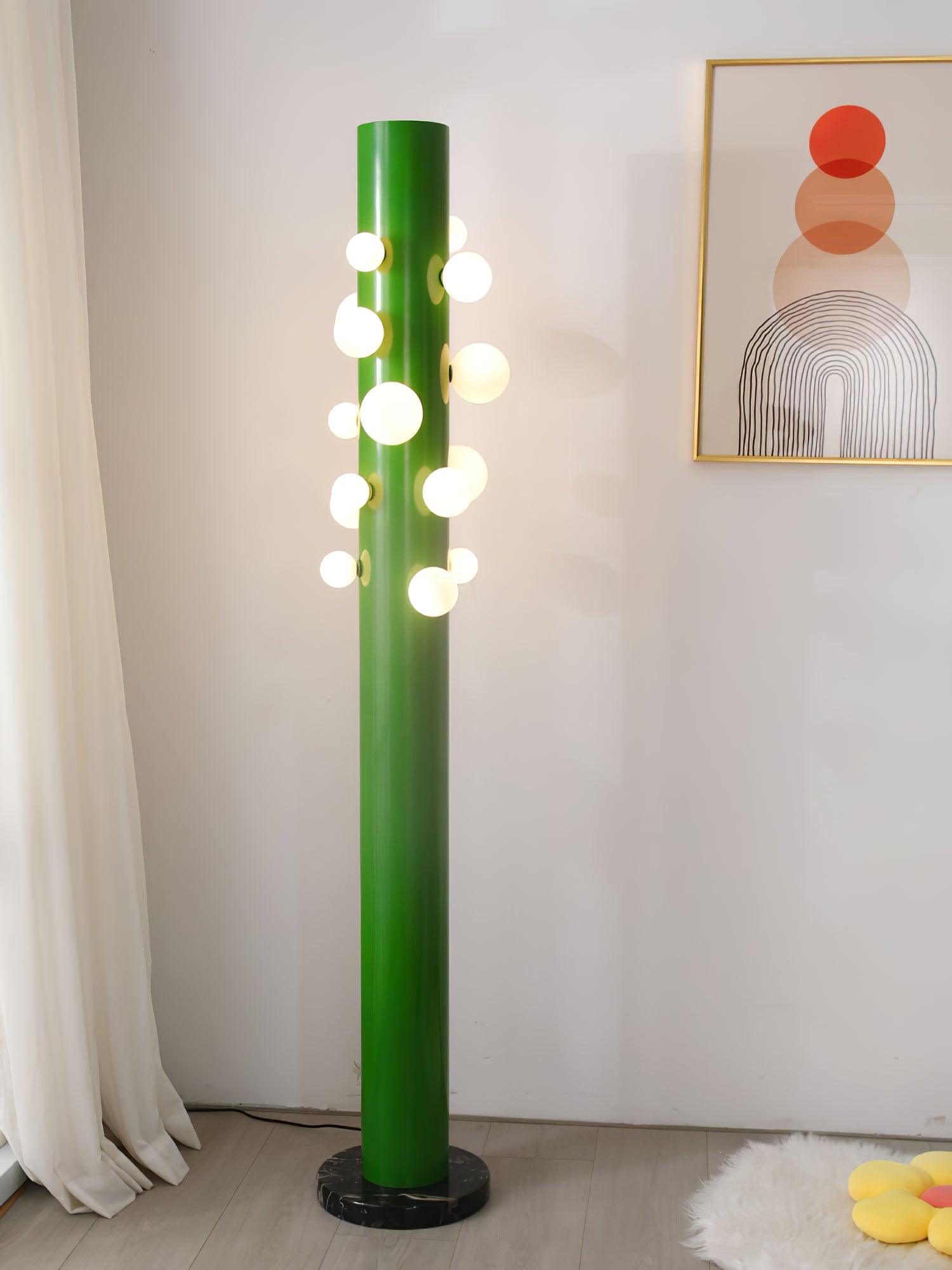 Green Apes Floor Lamp