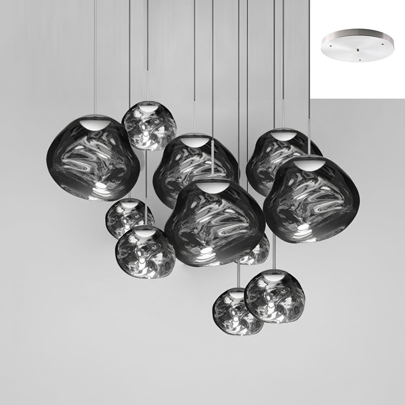 Multi Lava Round Pendant Lamp