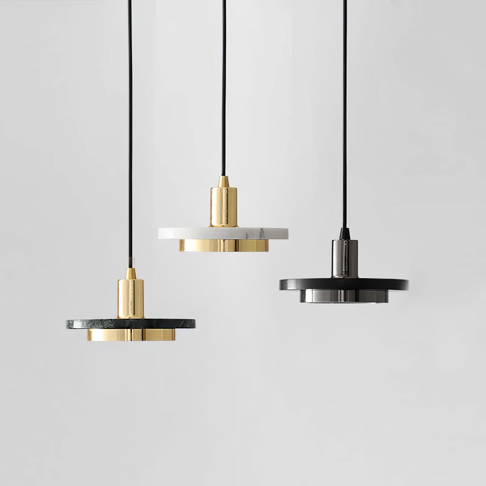 Double Circle Pendant Light