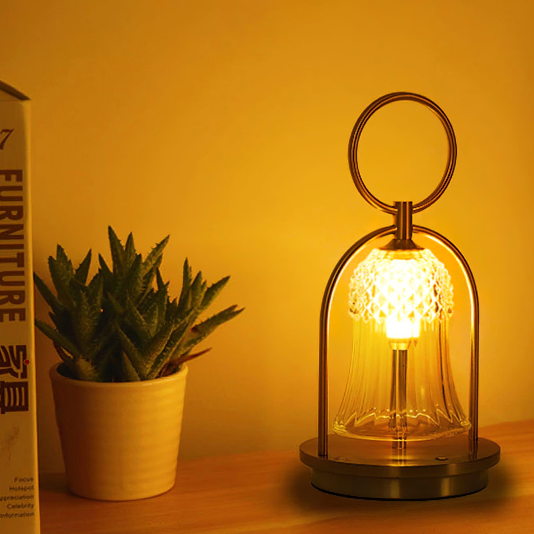 Wind Chime Portable Battery Table Lamp