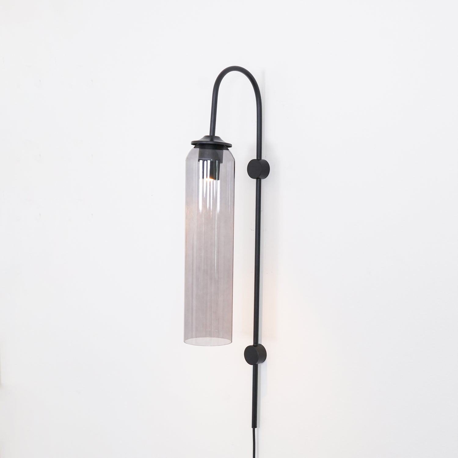 Modern Glass Plug-In Wall Lamp