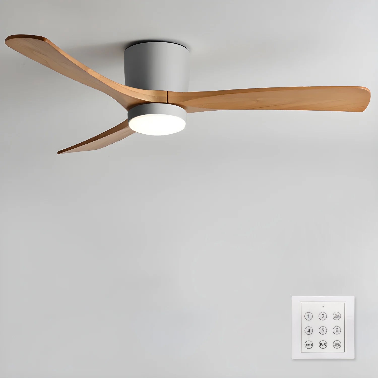 Nordic Wooden 42/48 Ceiling Fan Light