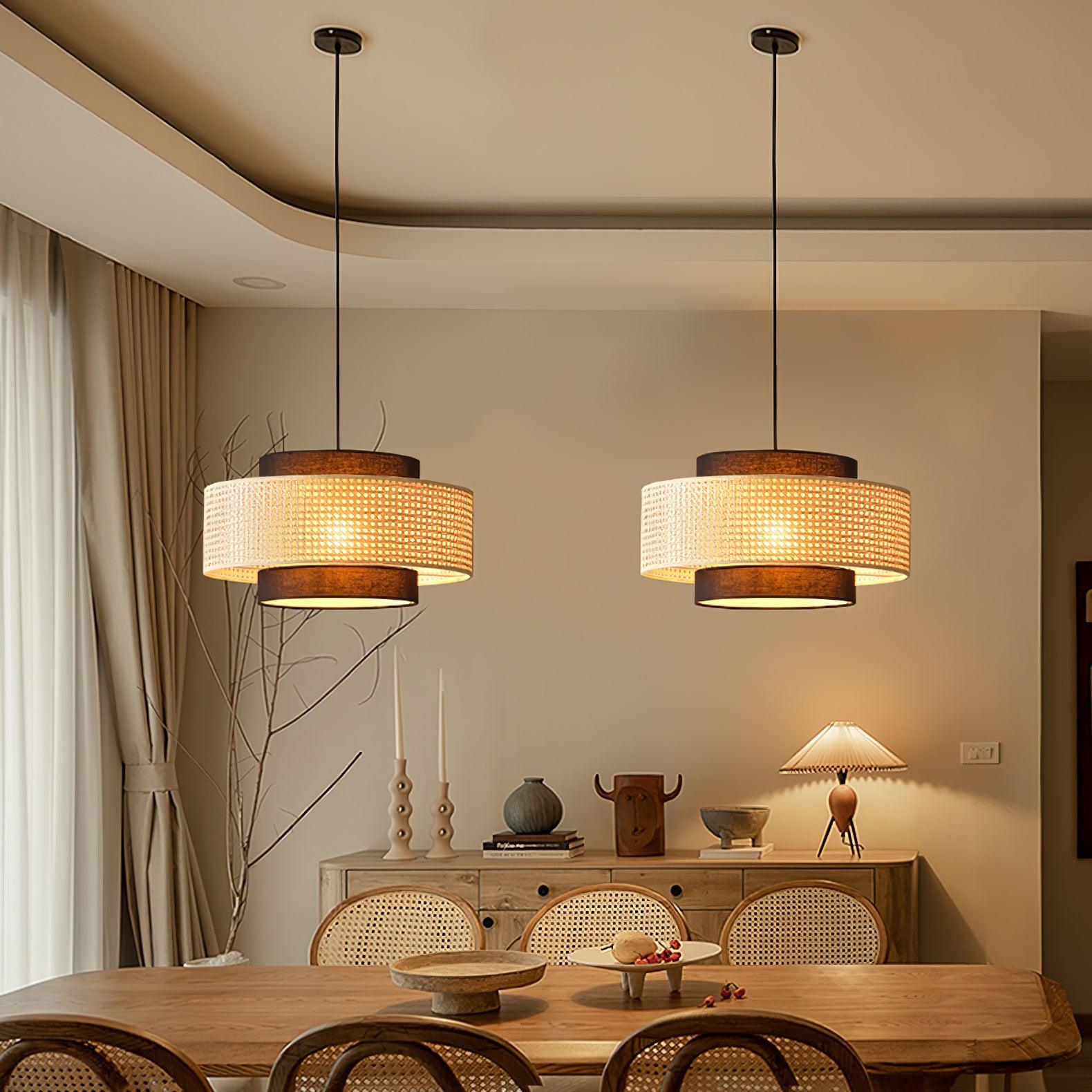 Drum Shade Pendant Light