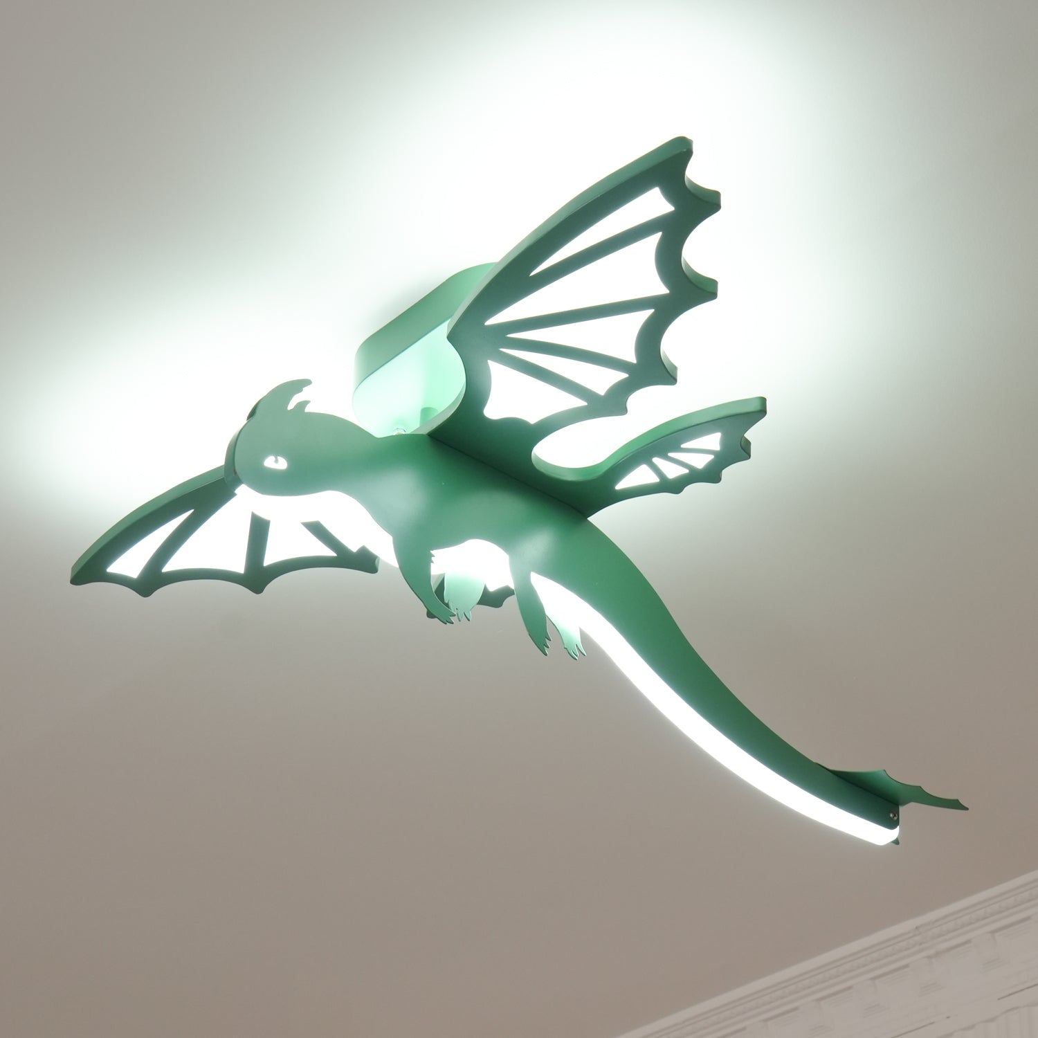 Green Dinosaur Ceiling Light